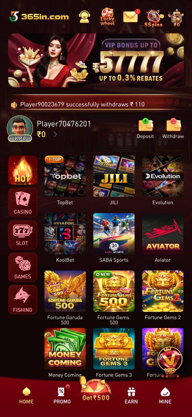 365IN Game Download